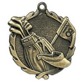 Medal, "Golf" Wreath - 2 1/2" Dia.